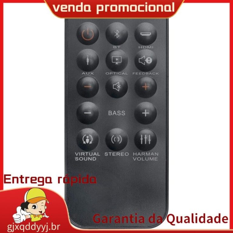 Controle Remoto Para Cinema Em Casa Soundbar SB350