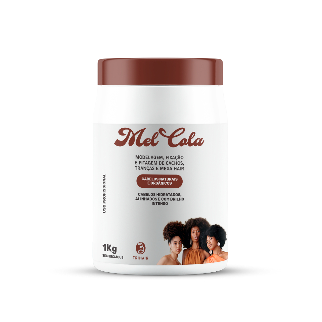 Mel Cola Cachos Naturais E Modelados Orgânicos 1kg Trihair