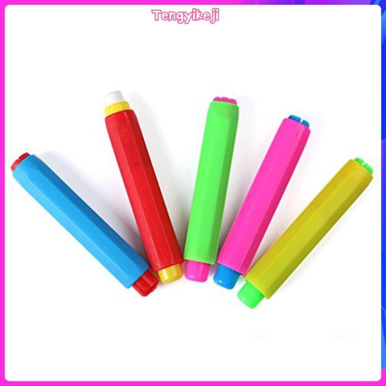 5X Capa De Suporte De Giz Para Escola De Plástico