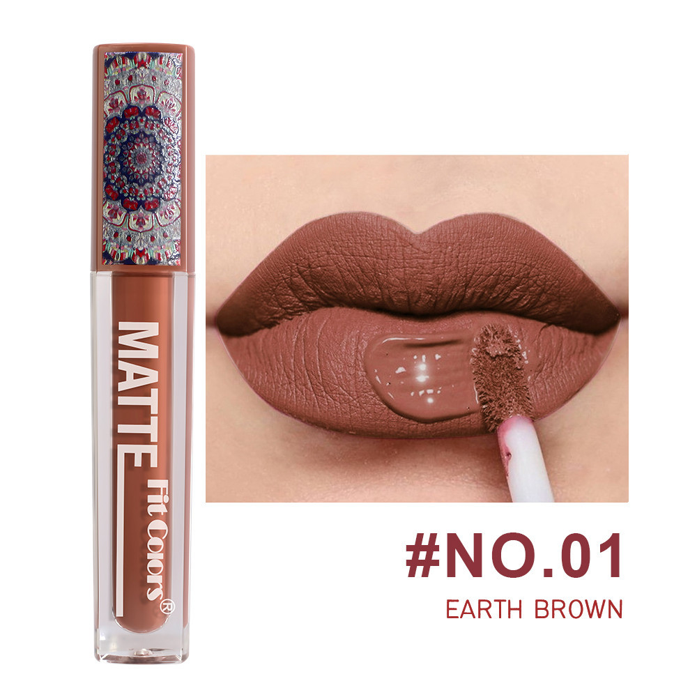 6 Cores Fosco Líquido Matiz Labial Secagem Rápida À Prova Dwaterproof Água Batom De Longa Duração Mo