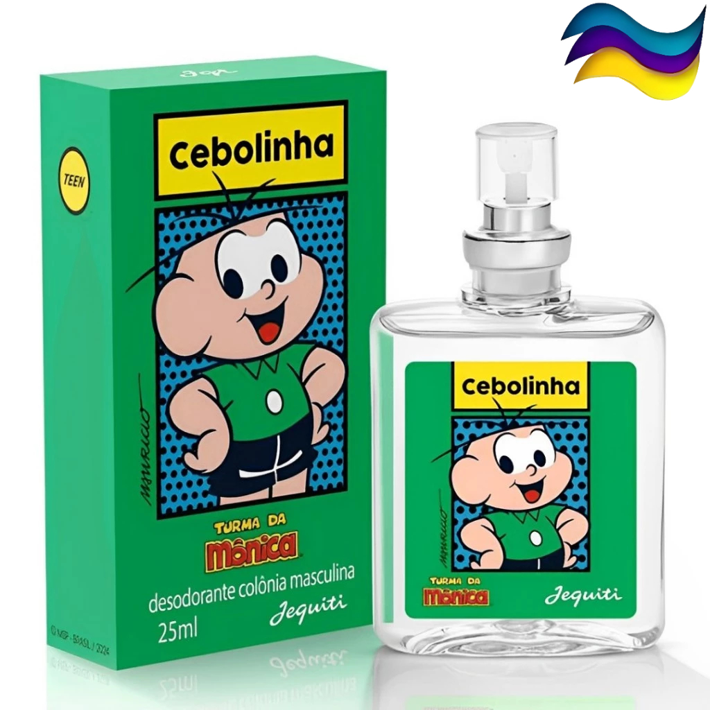 Perfume Cebolinha Desodorante Colônia Jequiti 25ml ou 50ml(Vidro) – Cítrico Bergamota Limão