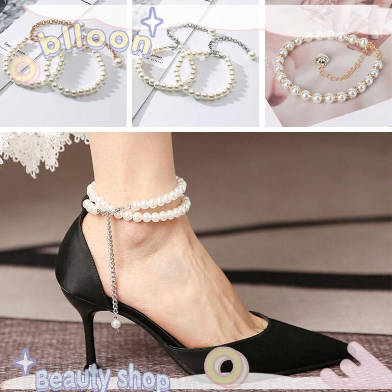 Bloon Sapatos De Salto Alto Tiras Corrente Tornoze