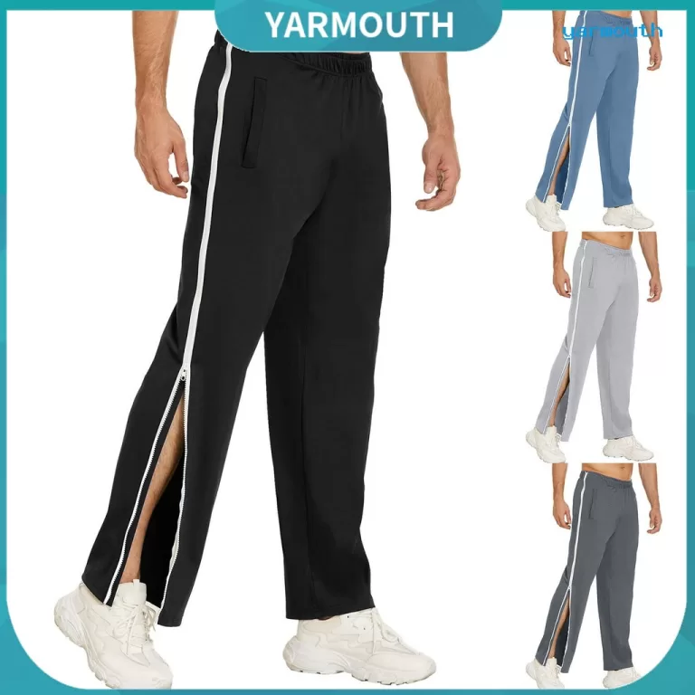 [YAR] Calças Esportivas Masculinas Com Fecho De Z