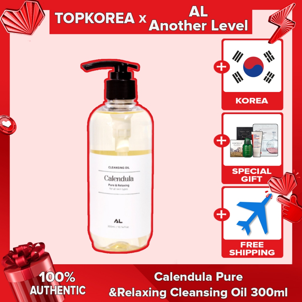 TOPKOREA  AL Outro Nível Calêndula Pure E Relaxing Óleo De Limpeza 300ml