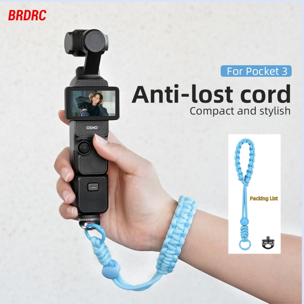 Alça De Mão Ajustável BRDRC Para DJI POCKET 4/3/OSMO NANO 360/ACTION 6 5pro/INSTA360 X5 ACE PRO 2/Go