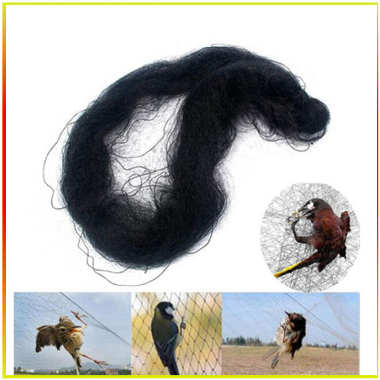 Rede Preta Para Pássaros De 4m/6m/8m Árvores Fru