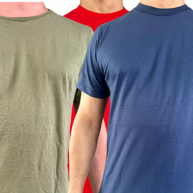 KIT 3 Camiseta Lisa Unissex Malha Indiana  Confort