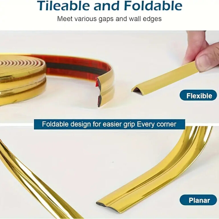 Fita metalizada para decoracao de Pvc 6mm/12mm/15m