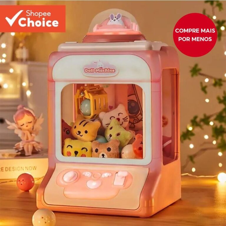 Mini Máquina De Garra Brinquedos Guindaste Clipe 