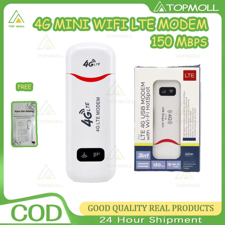 TOP MOLL Sem Fio 4G LTE Modem Roteador WiFi Univer