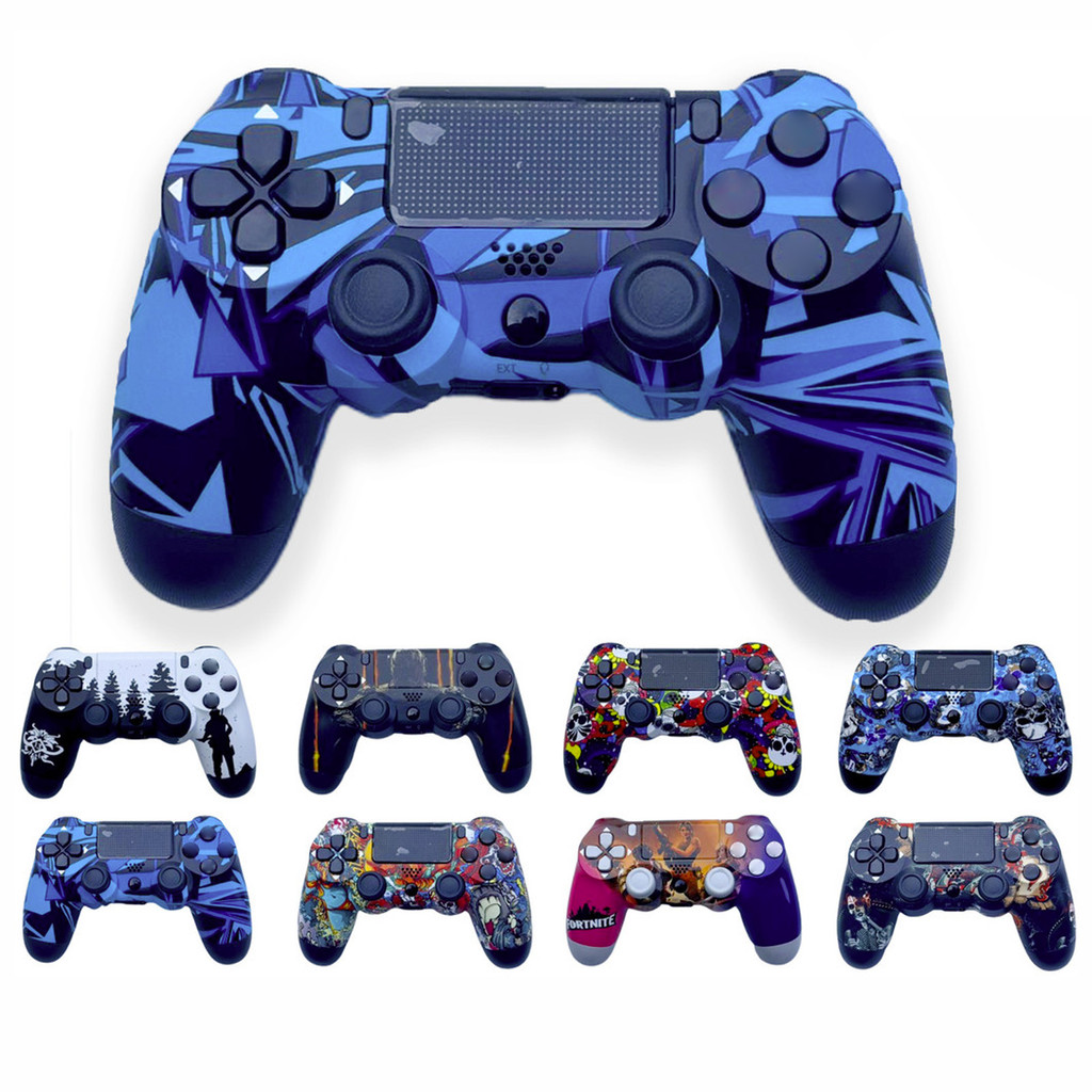 Controle Sem Fio com Design Camuflado para PS4 Cabo de Carregamento e Performance Superior