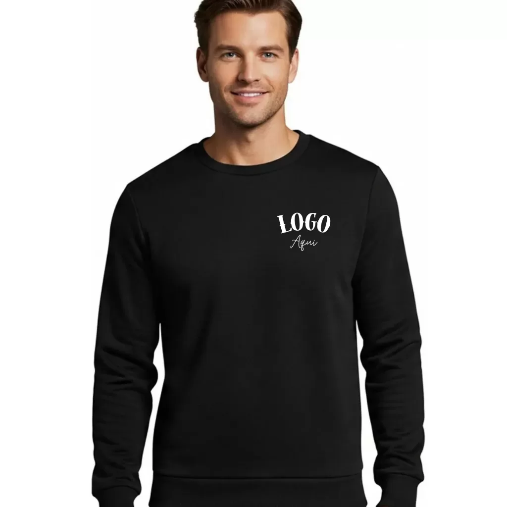 Moletom com sua Logo Personalizada no Peito e nas Costas Empresa