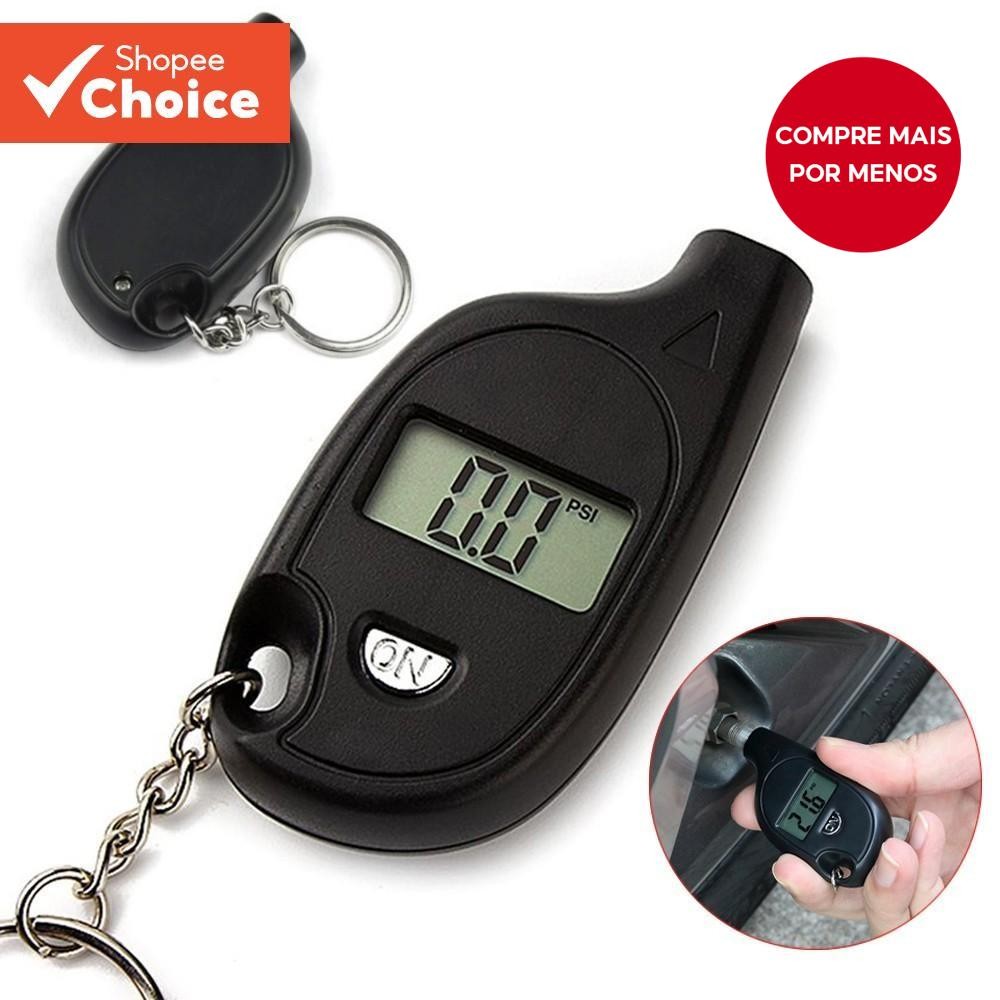Mini Detector De Pressão De Pneus De Carro-Medidor Digital De Chaveiro LCD Para Motocicletas E Veícu