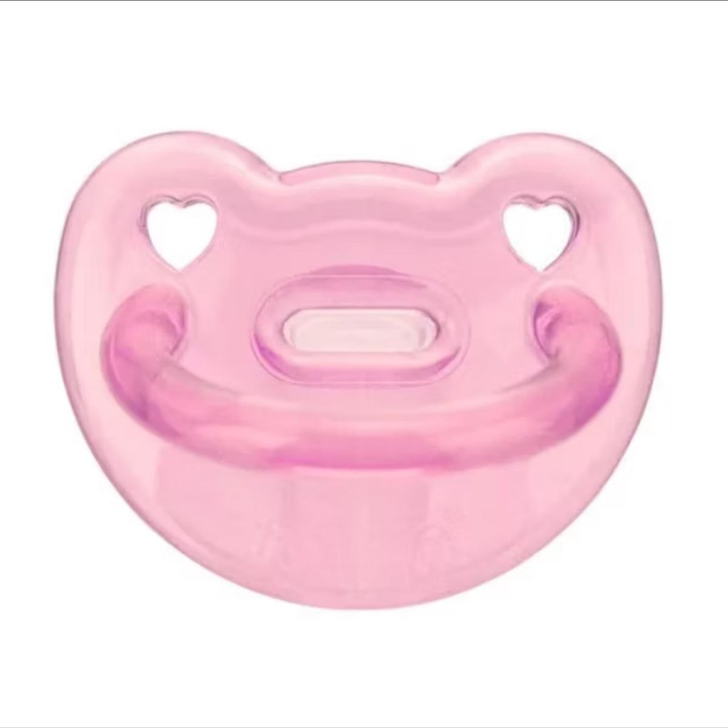 Chupeta Transparente de Silicone  Flexível e Macio T2 para Bebê 6-12 meses – Pepeta – Bico