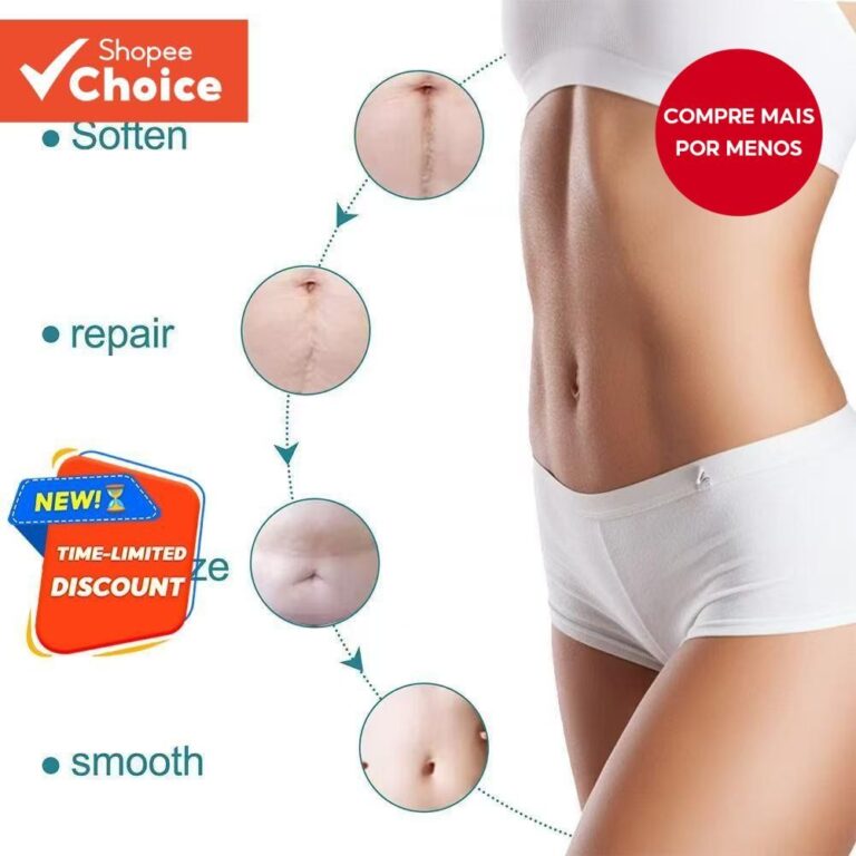 Folha De Gel De Silicone Para Remoção De Cicatri