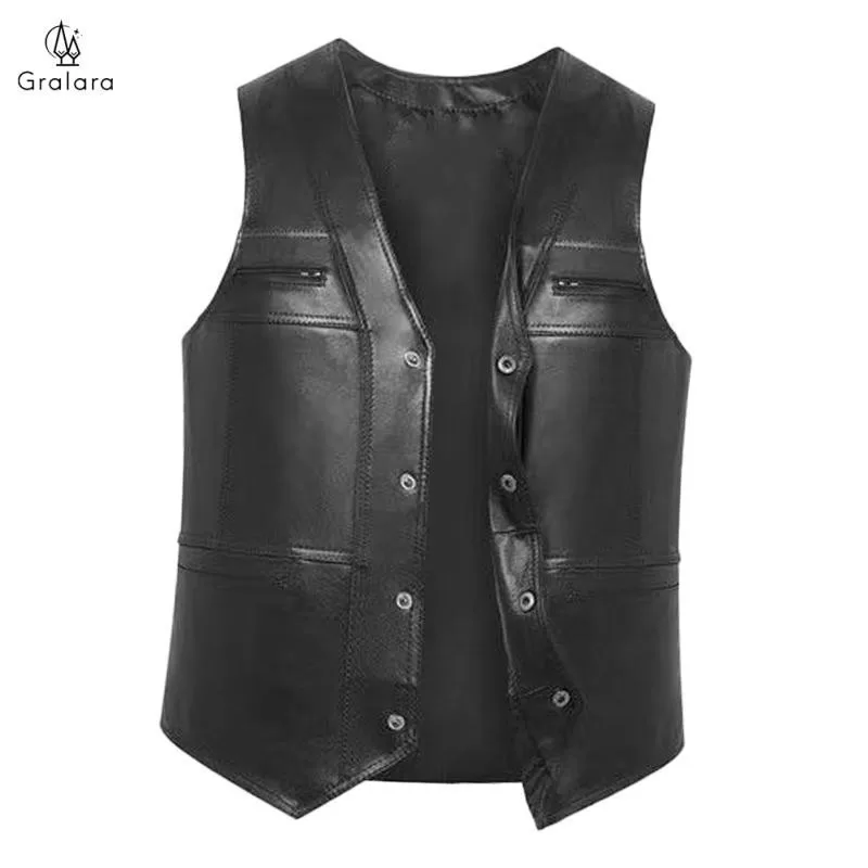 [lzdhuiz3] Jaqueta Masculina de Couro PU Sem Mangas para Esportes de Inverno RQ5S