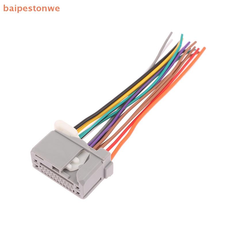 [baipestonwe] Adaptador Macho De Chicote Elétrico De Alimentação De CD Estéreo De Áudio Para Carro A