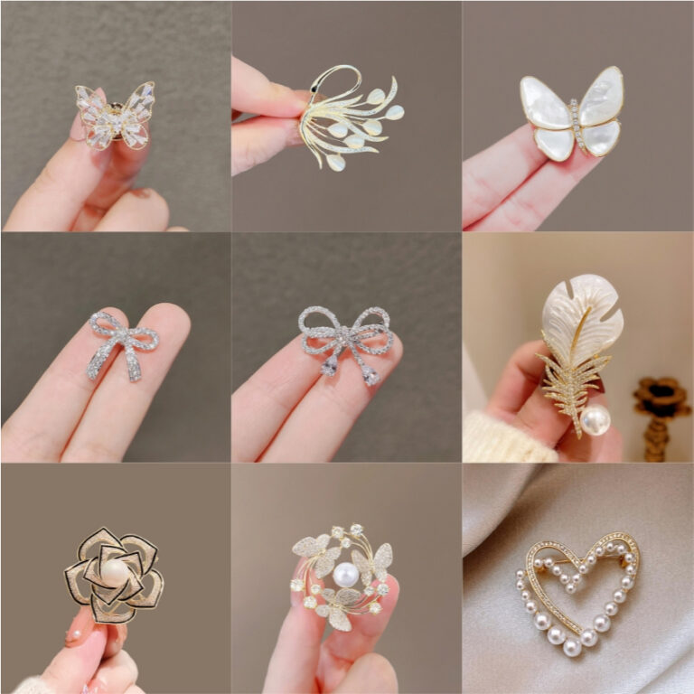 Broche/20 Estilos de Lenço de Caçaça/Lindo Pér