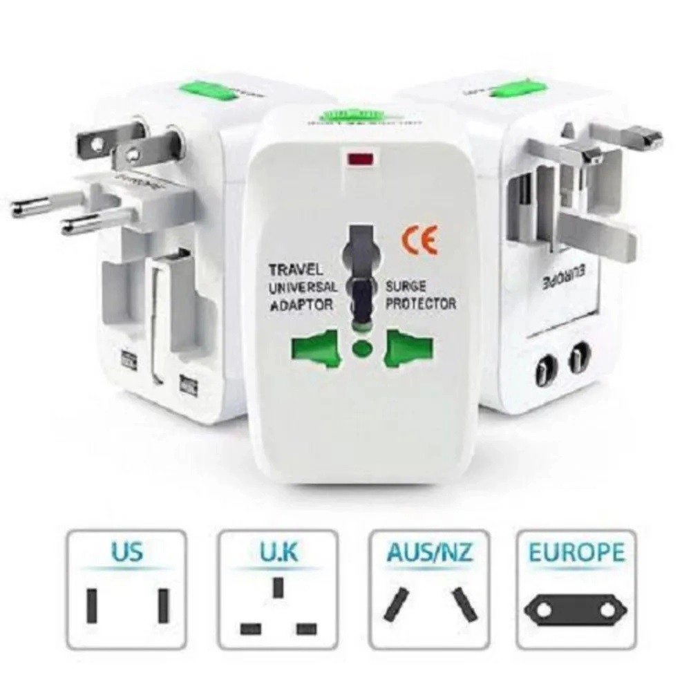Adaptador Tomada Universal Viagem Internacional + 150 Países