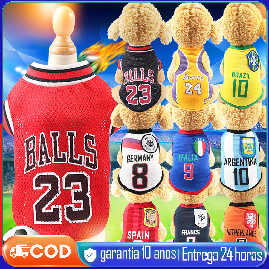 Roupas de verão Roupas de cachorro Colete de cachorro Pet Jersey Colete de cachorro Impresso Roupas