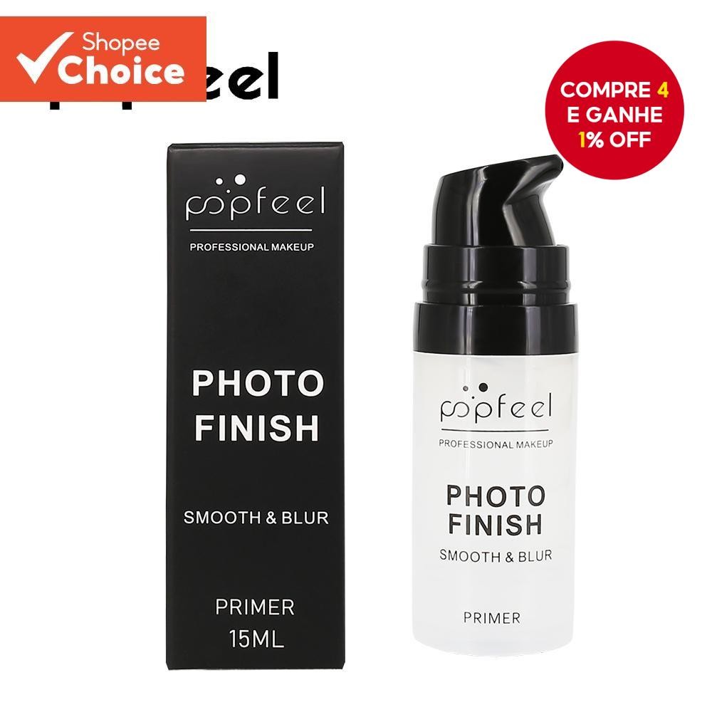 POPFELL Face Primer Blur E Fórmula Minimizadora De Poros , Acabamento Não Gorduroso Para Base Lisa