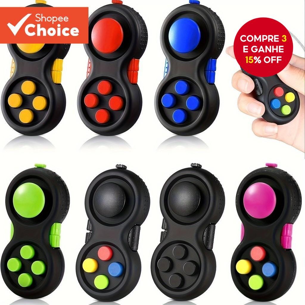 Fidget Pad com 8 Funções e Controller para Alívio de Ansiedade ADD, ADHD e Autismo Crianças e Adulto