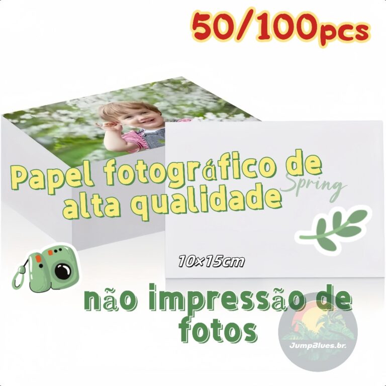 100 Fotos Conjunto de papel fotográfico 10x15cm