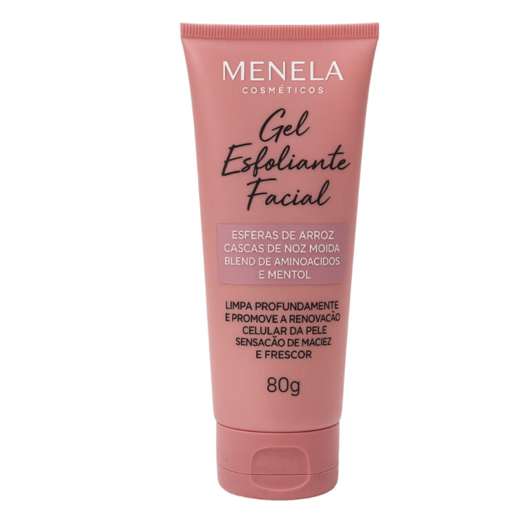 Gel Esfoliante Facial Menela 80g  Limpeza Profunda