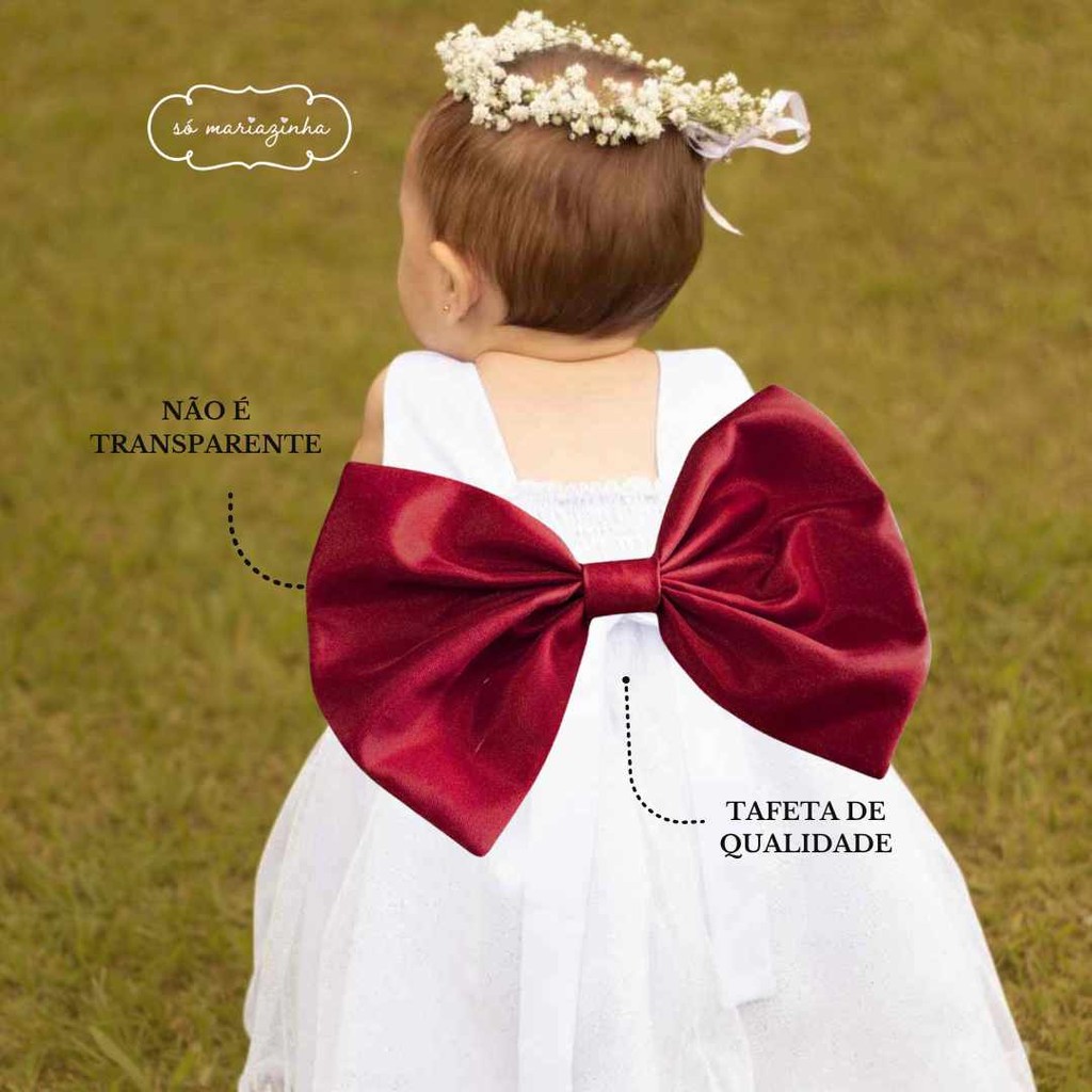 Laço Estruturado Traseiro acessorio para vestido MARSALA REF4204