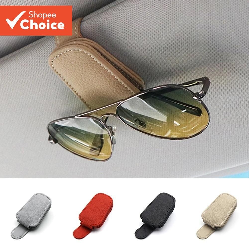 Universal Car Sunglasses Clip Card Suporte De Bilhetes Fixador De Caneta Óculos Multifuncionais Sun