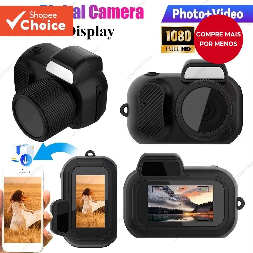 Câmera Fotográfica Portátil Vintage Com Gravador Digital LCD 1080P Perfeito Para Esportes Ao Ar Livr