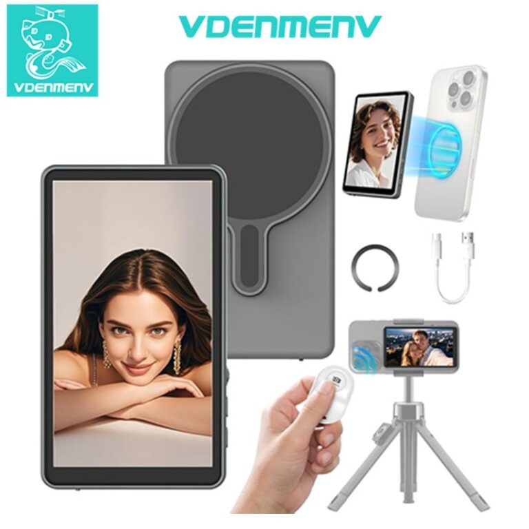 Telefone Vlog Selfie Monitor Tela Montagem Magnét