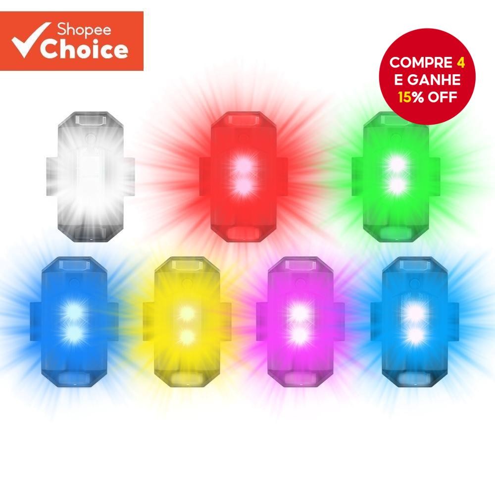 BRDRC LED Luz de Sinalização Advertência 7 Cores para DJI NEO/Mini 4K/Mavic 3 Pro/Air 3/Avata/2 SE/F