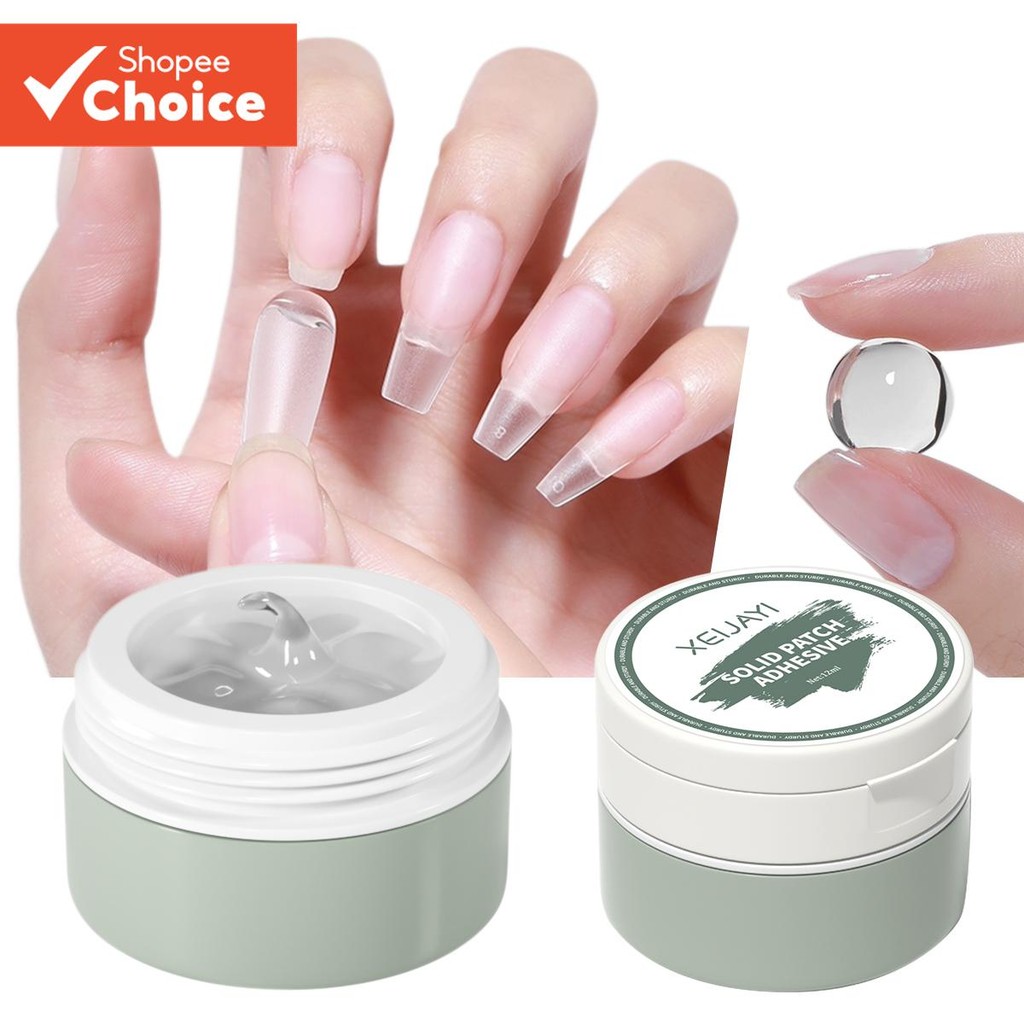 Gel Sólido Super Forte Da Colagem Do Prego , Cola Adesiva Para A Escultura 3D Das Unhas