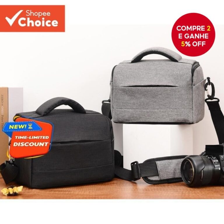 Bolsa Para Câmera Portátil Com Alça De Ombro Cr