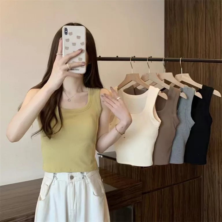 Colete quente sem mangas com gola quadrada, roupa 
