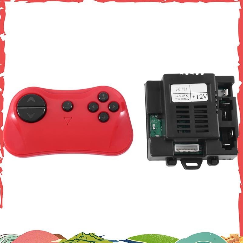 DR01 V2.6 390MYK 12V 2.4G Controle E Receptor Bluetooth Para Crianças Peças De Reposição De Veículos