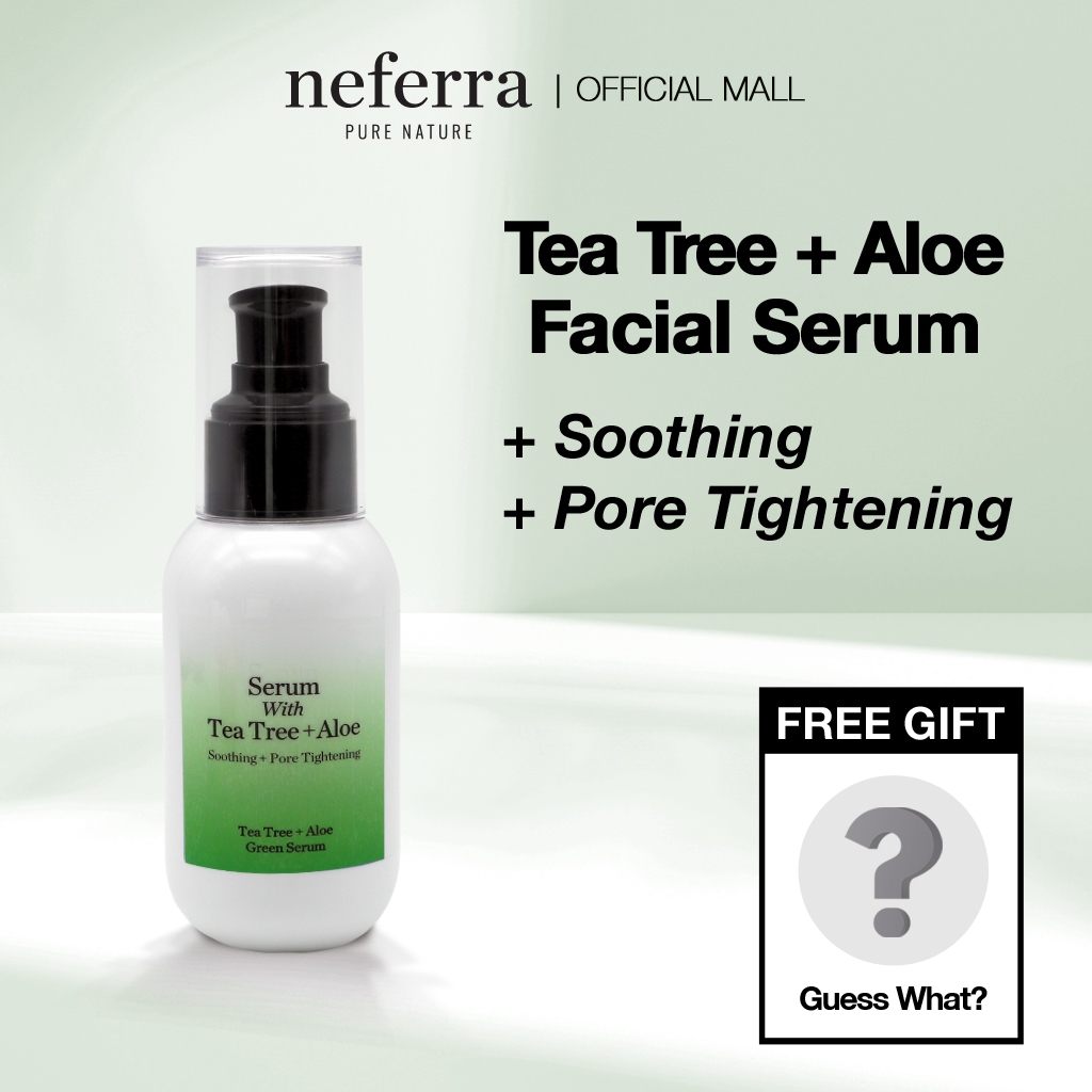 Odorata/Neferra Calmante + Aperto De Poros + Cuidados Com Acne Tea Tree + Aloe Green Serum 100ml
