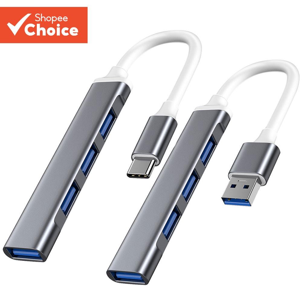 HUB USB USB3.0 OTG Type C Multi Splitter 4 Em 1 Adaptador Para Xiaomi Lenovo Macbook PC Laptop