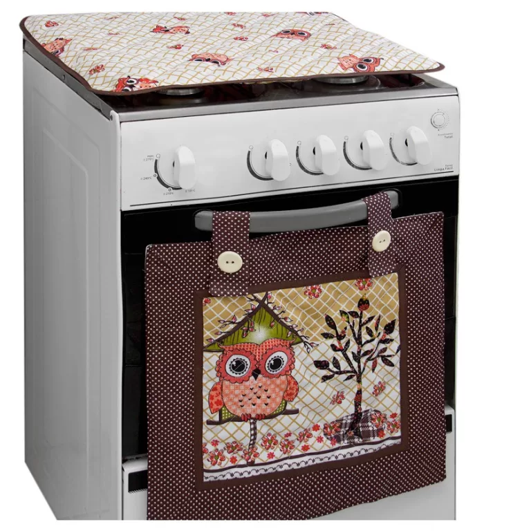 Kit Decoração de Fogão (Cortina P/ Forno e Capa