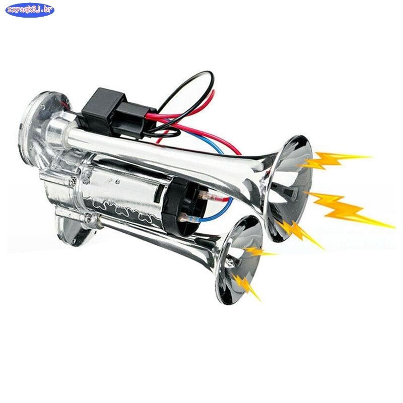 12V 600Db Buzina Dupla Super Alta Válvula Solenóide Elétrica Carro Para Carros , Barcos Caminhões Ac