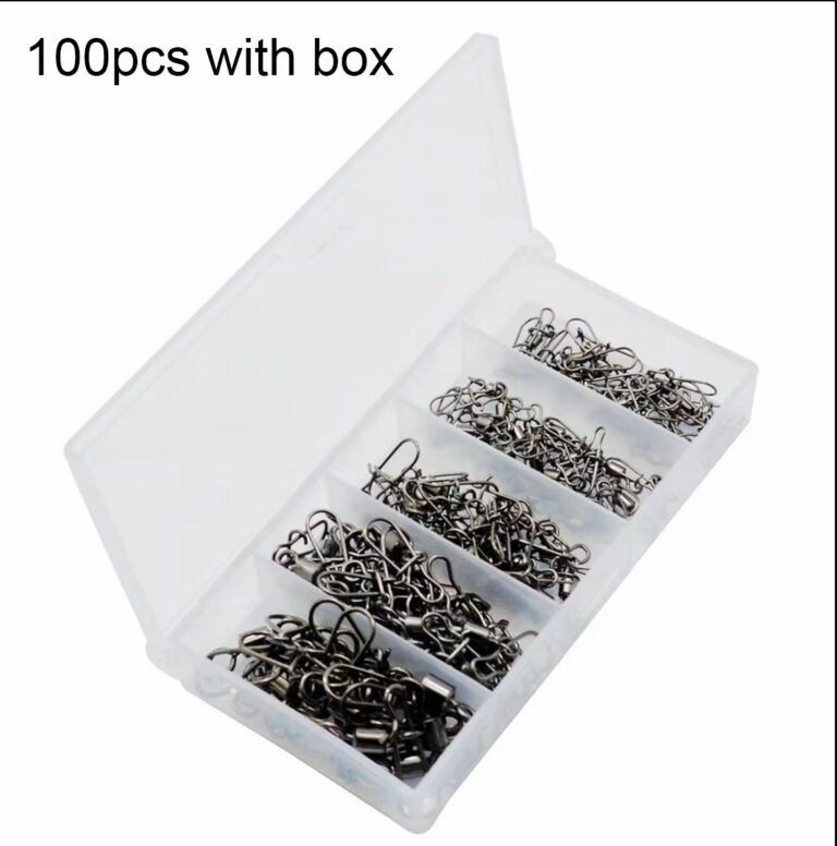 Fishing Snap Swivels-Conectores De Rolamento De Bl