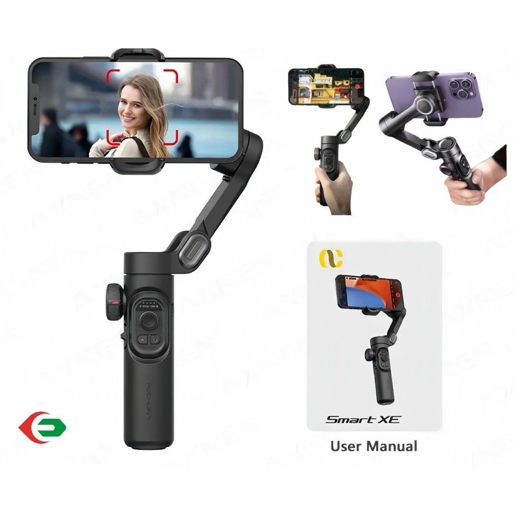 Estabilizador Smart XE Gimbal de 3 Eixos Controle APP Sensor de Movimento guimbal Portátil P Celular