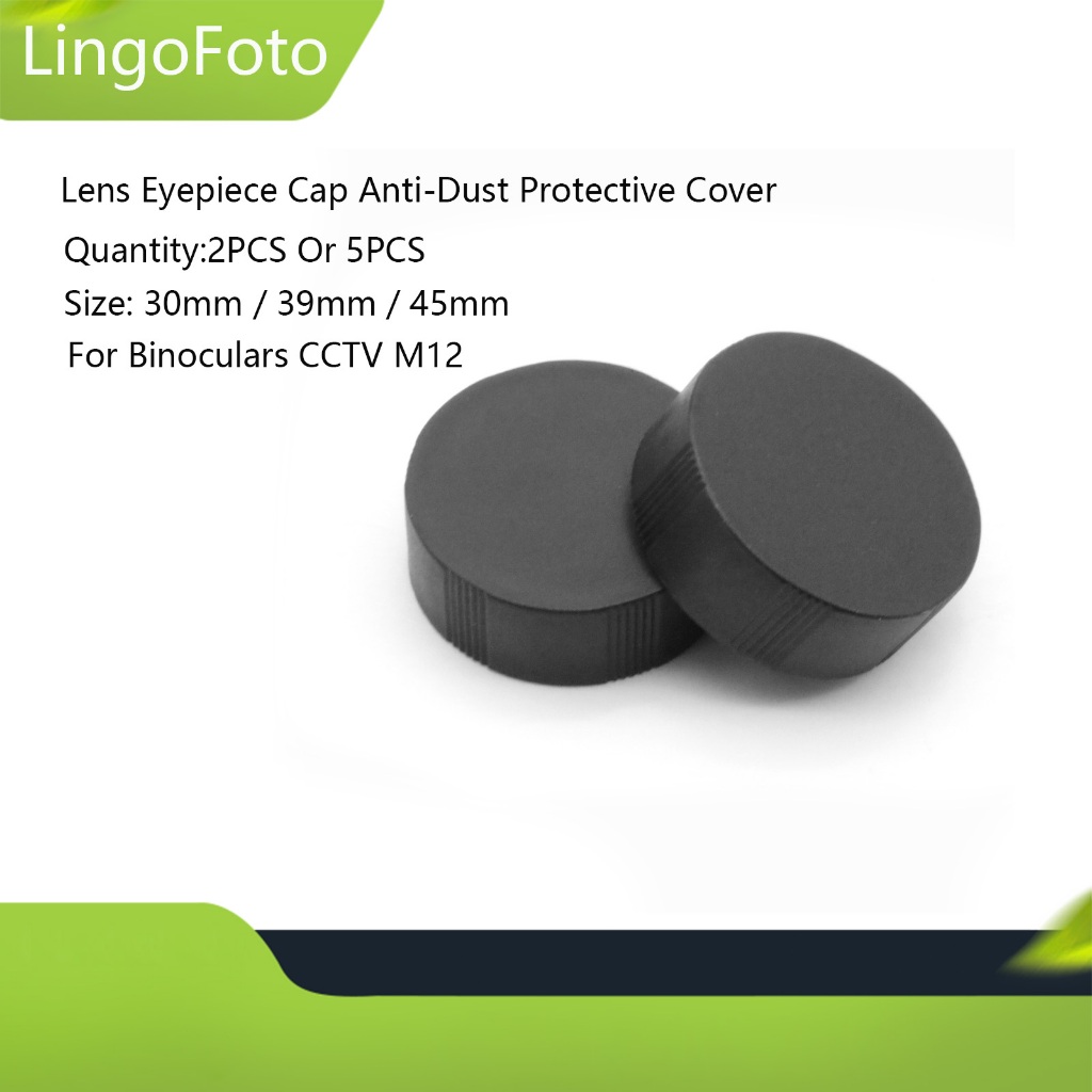 Capa Protetora Anti-Pó Para Binóculos 2X/5X 30/39/45mm Telescópios CCTV M12