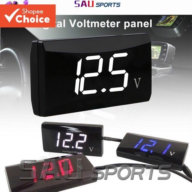 Voltímetro 12v À Prova Dágua Para Motocicletas/