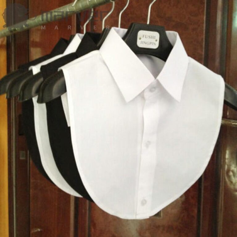 MARVER Blusa De Gola Falsa Feminina Acessórios De