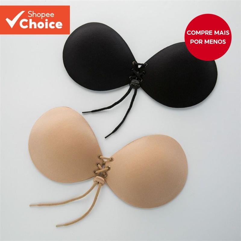 Almofadas De Sutiã De Silicone Com Fecho Frontal , Levantamento E Coleta , Design Biônico Invisível