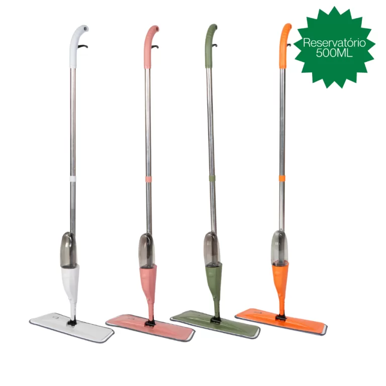 Mop Spray Giratório Limpeza Flash Mágico Rodo Es