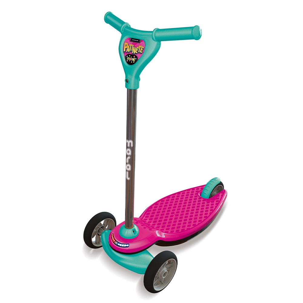Patinete Rosa Infantil 3 Rodas – Maral