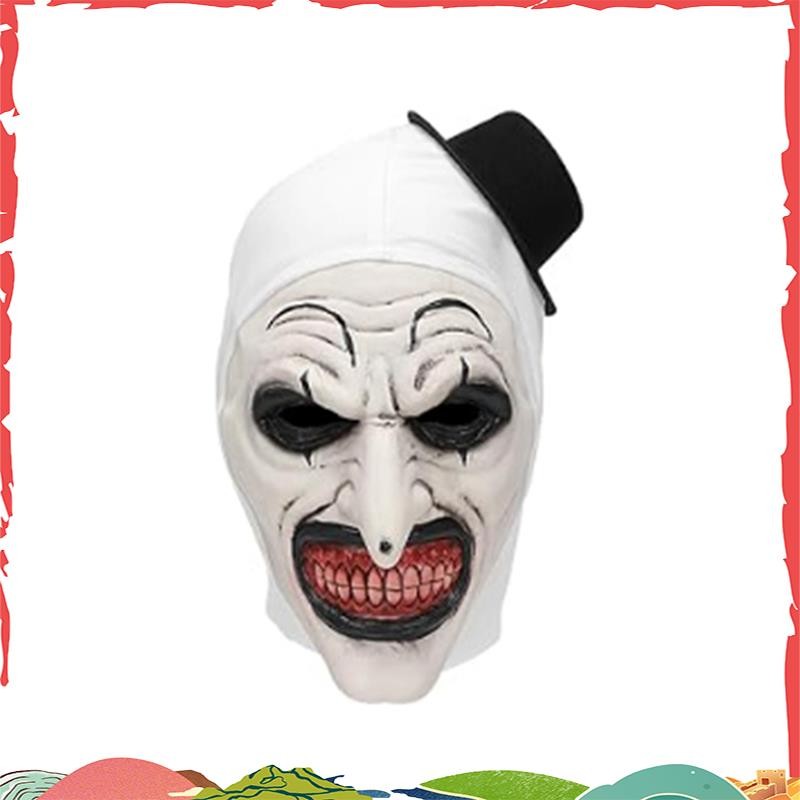 Halloween Terrificador Máscara Palhaço Assustador Coringa Traje Horror Assustadora Para Adultos Home